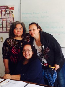 With Adriana and Cecilia