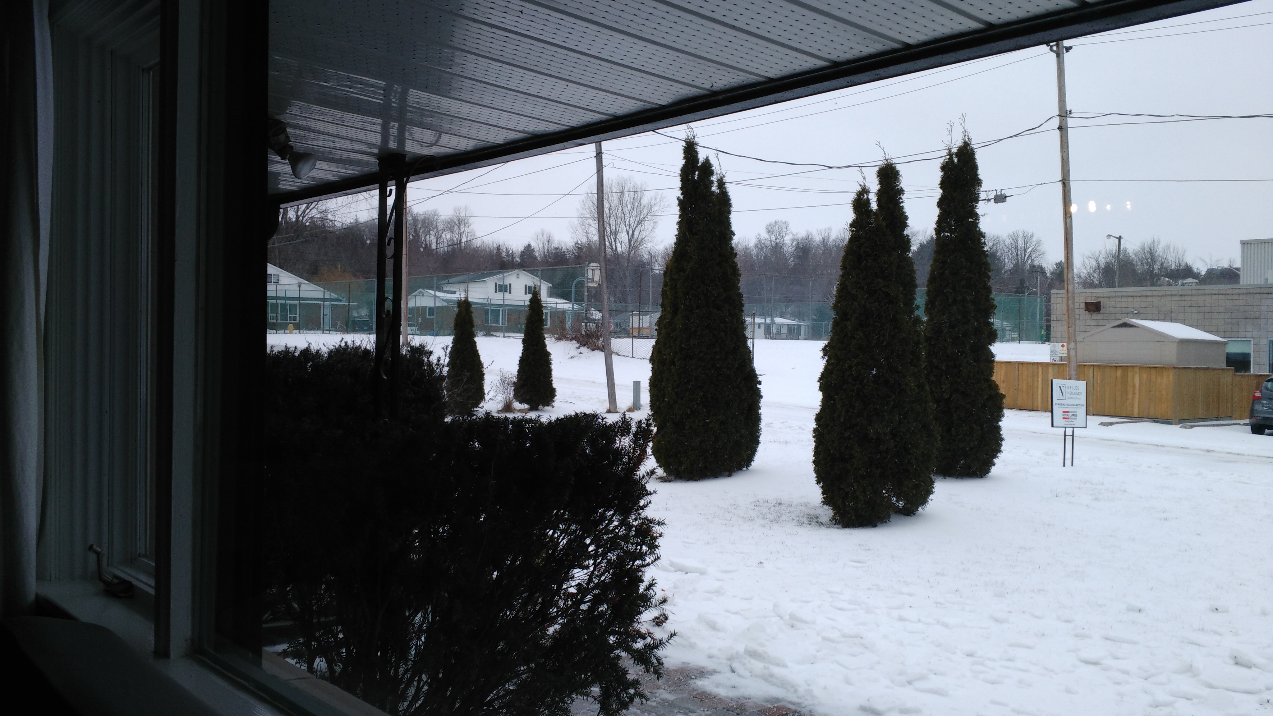 View from living room window